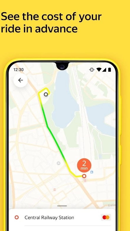 Yandex Go: Taxi Food Delivery Screenshot 2