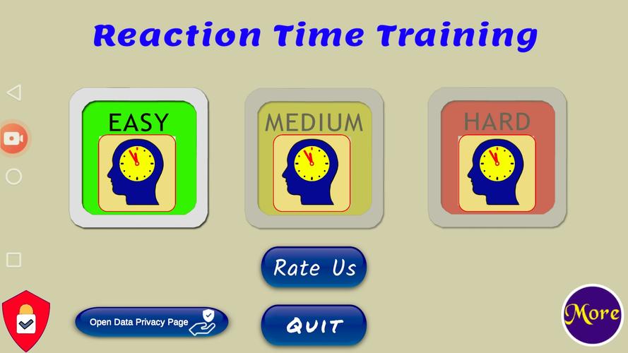 Reaction Time Training ဖန်သားပြင်ဓာတ်ပုံ 0