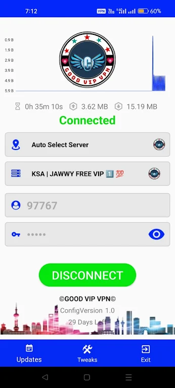 GOOD VIP VPN Capture d'écran 0