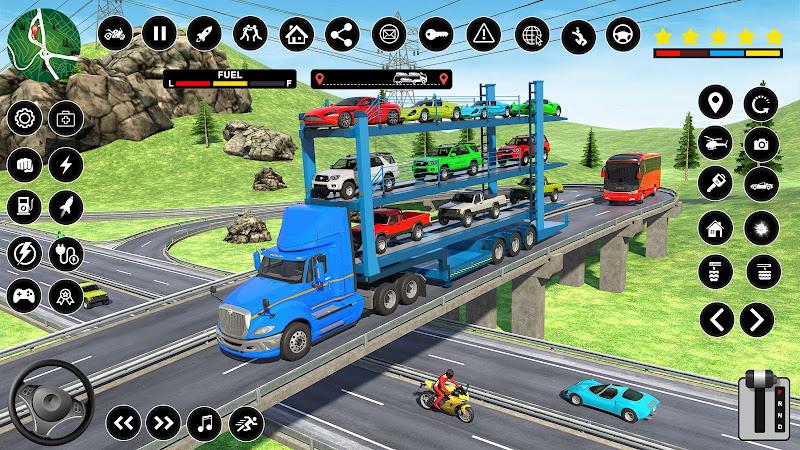 Car Transporter PRO Truck Game 스크린샷 2