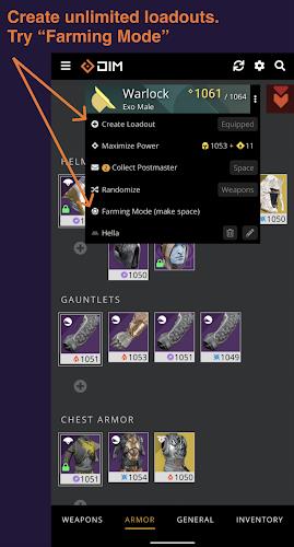 Destiny Item Manager Capture d'écran 3