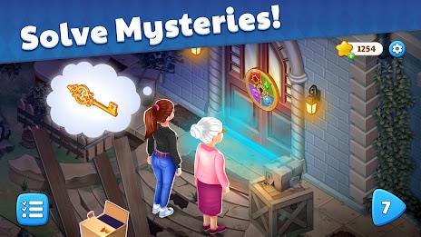 Mansion Mystery : Match 3 Game Скриншот 1