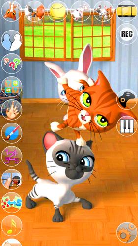 Talking 3 Friends Cats & Bunny Screenshot 1