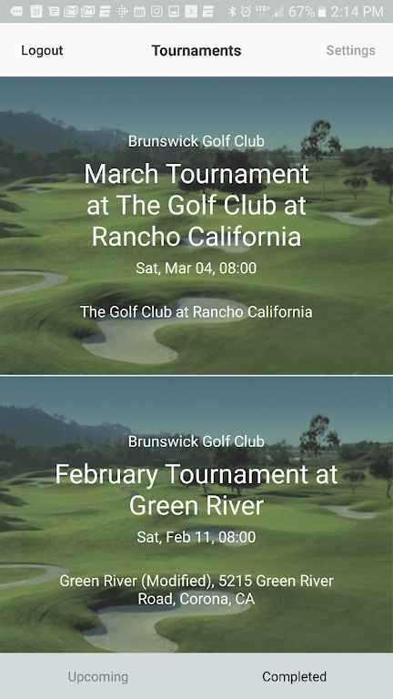 EZ Golf League 螢幕截圖 0