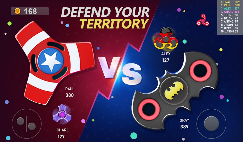 Schermata Realtime Fidget Spinner Games Mod 0