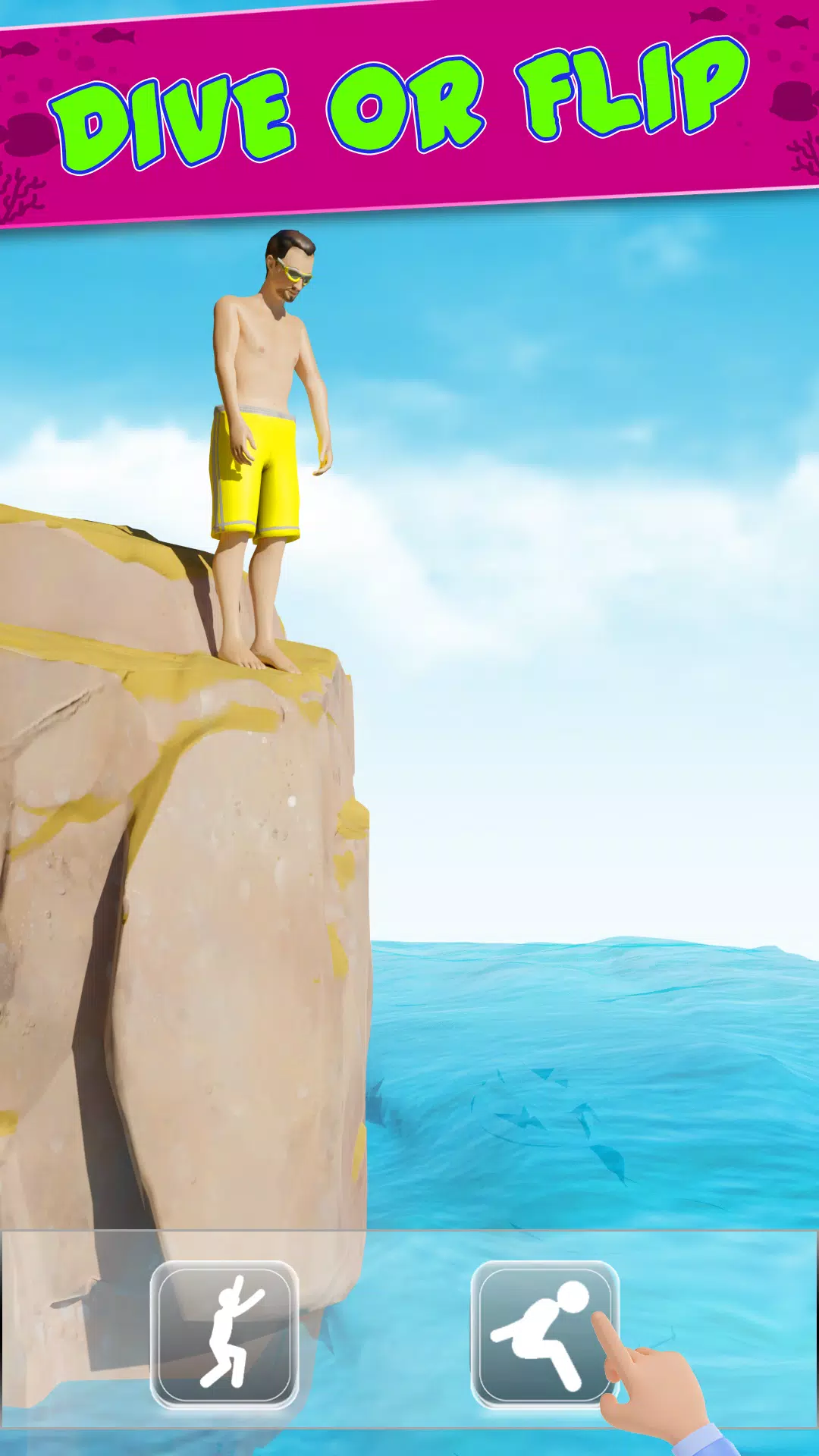 Cliff Flip Diving 3D Flip Captura de pantalla 3