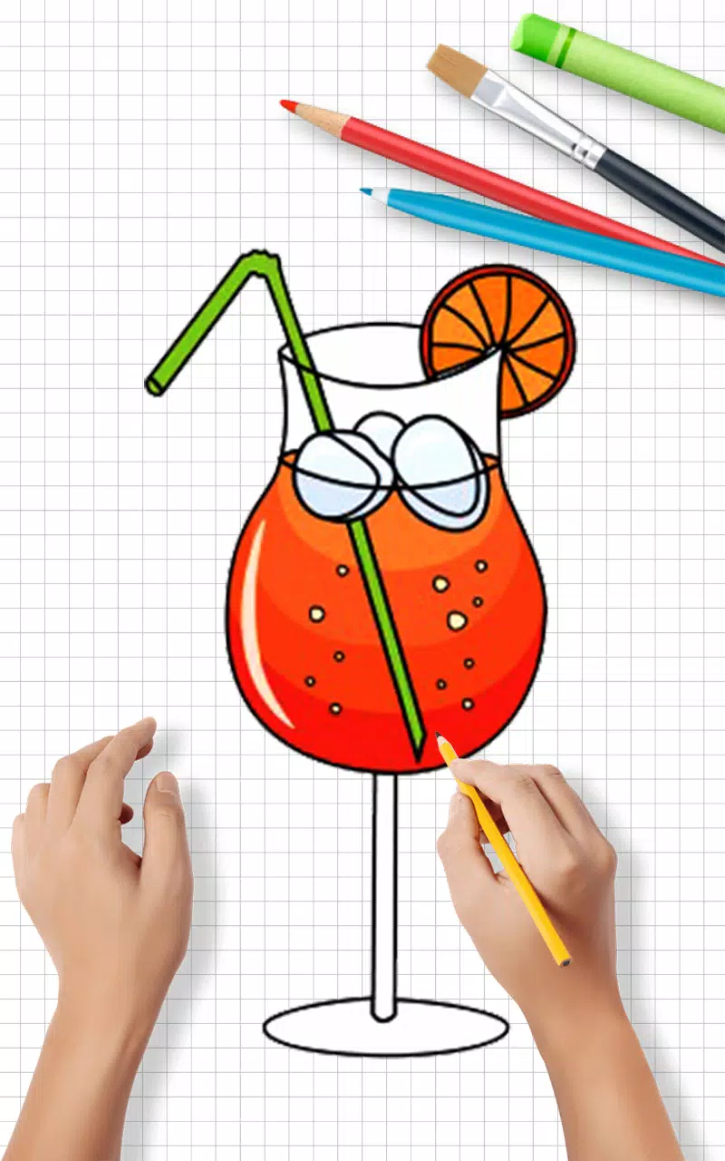 Draw Cute Drinks স্ক্রিনশট 3