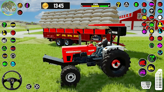 Farm Tractor Driving Game 2023 स्क्रीनशॉट 0