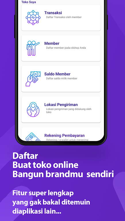 bukaOlshop - Buat App Toko ภาพหน้าจอ 3