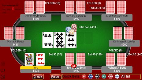 Texas Holdem Poker - Offline C Screenshot 3