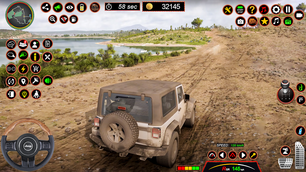 4x4 Jeep Driving Offroad Games Zrzut ekranu 2