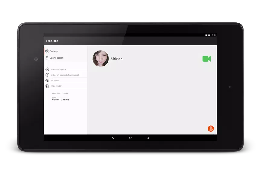 Fake video call - Prank call Captura de tela 3