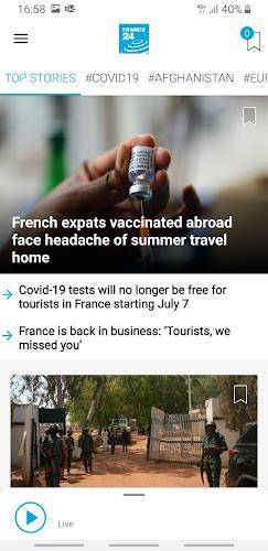 FRANCE 24 - Info et actualités应用截图第0张