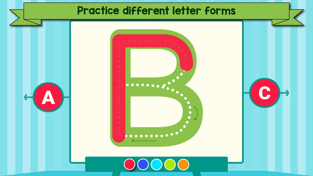 Alphabet Letters & Numbers Tracing Games for Kids Screenshot 1