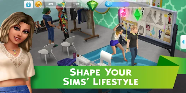 The Sims Mobile Tangkapan skrin 0