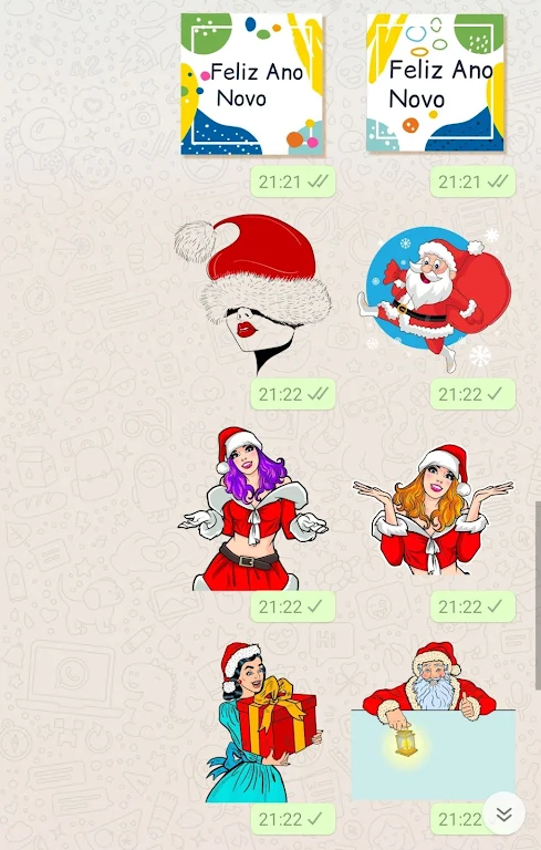 Feliz Ano Novo 2023 Figurinhas应用截图第1张