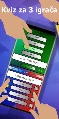 Kviz za 3 & 4 igrača应用截图第0张