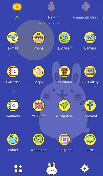 Moon Rabbit Theme Zrzut ekranu 2