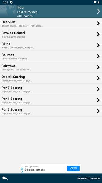 Golf Pad: Golf GPS & Scorecard স্ক্রিনশট 1