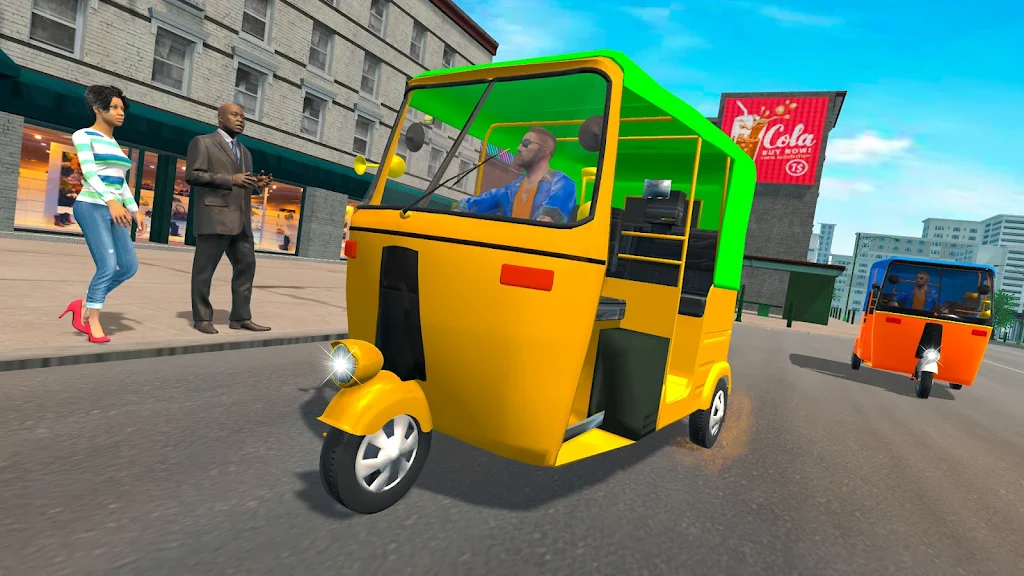 Grand Tuk Tuk Rickshaw Game Captura de tela 3