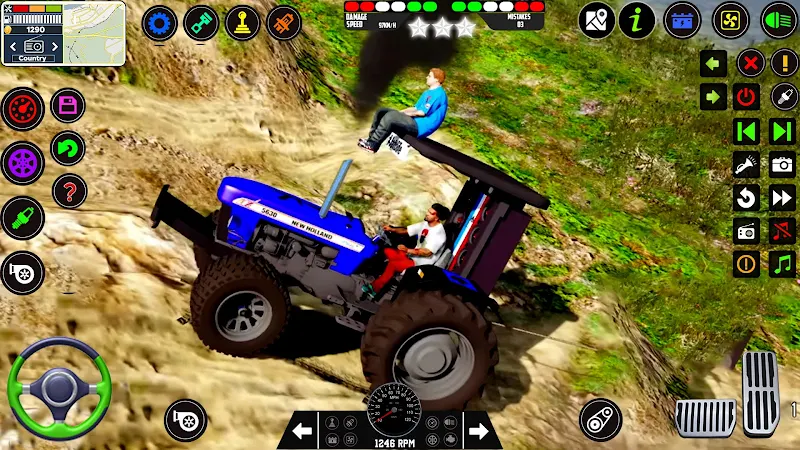 Tractor Driving Tractor Games ภาพหน้าจอ 1