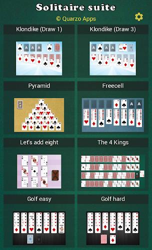 Solitaire suite - 25 in 1 ဖန်သားပြင်ဓာတ်ပုံ 0