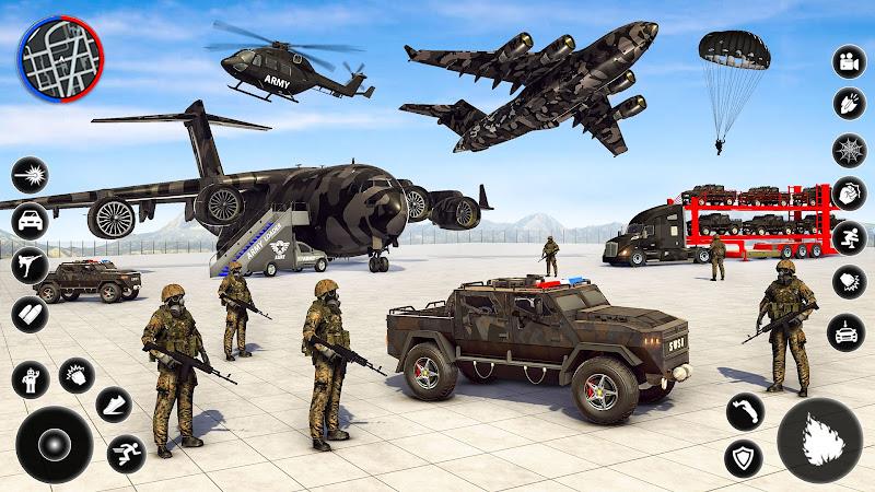 Army Transport Vehicles Games Ảnh chụp màn hình 2