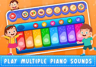 Piano Kids Music Games ဖန်သားပြင်ဓာတ်ပုံ 1