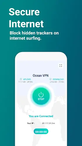 Ocean VPN - Secure VPN Proxy 螢幕截圖 0