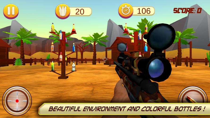 Bottle Shoot – Bottle Shooting Tangkapan skrin 2