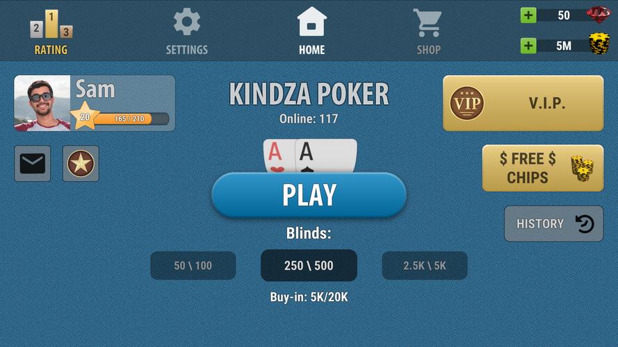 Kindza Poker Скриншот 3