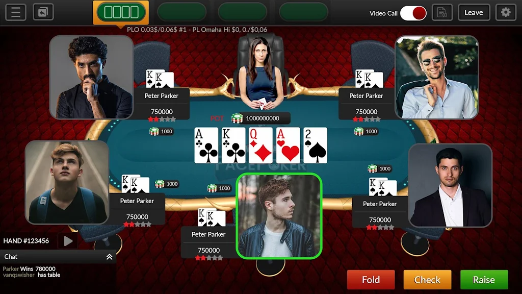 Wonga Face Poker 螢幕截圖 2