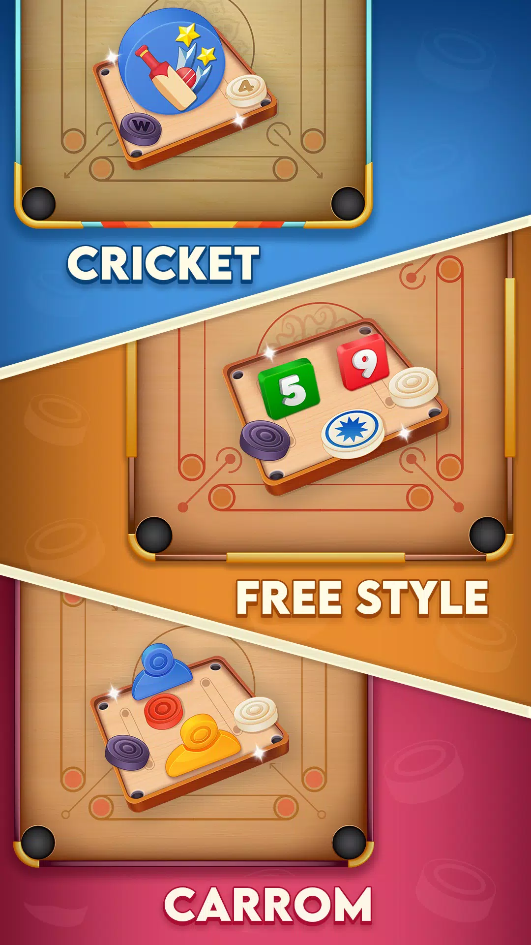 Carrom Cricket Screenshot 0