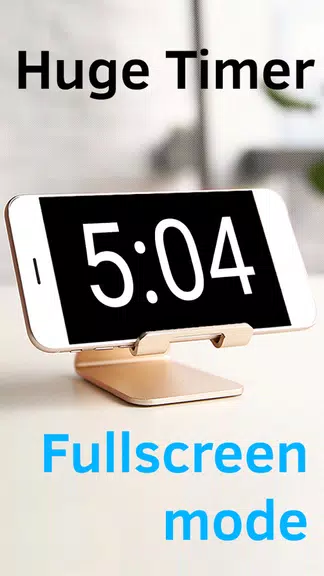 Huge Timer Stopwatch Tabata ภาพหน้าจอ 2