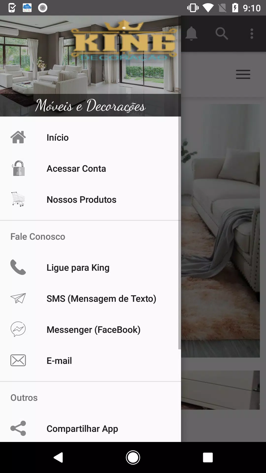 King Decorações Screenshot 1