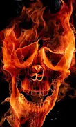 Fire Skulls Live Wallpaper Tangkapan skrin 2