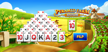 Pyramid Solitaire - Farm Trip Ekran Görüntüsü 0