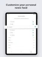 Schermata fresh - Daily news break app 3