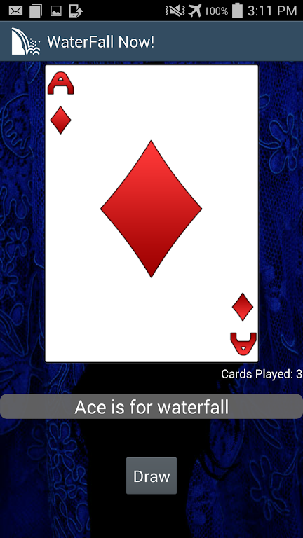 Waterfall Now! (card game) Ekran Görüntüsü 1