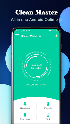 Booster Master Pro- Booster, Cleaner，Fast VPN 螢幕截圖 0