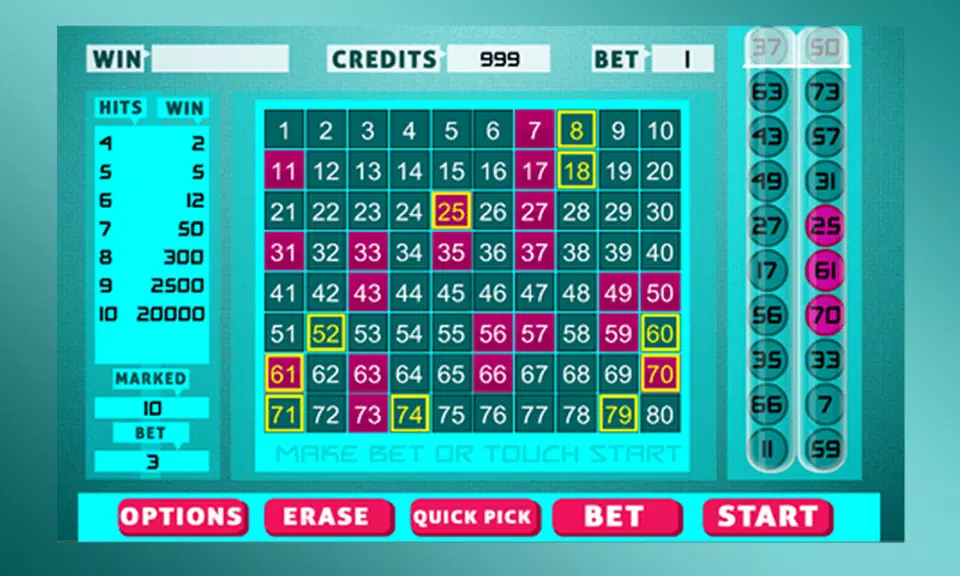 Keno Bingo Tangkapan skrin 2
