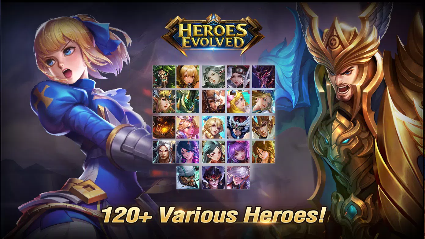 Heroes Evolved ဖန်သားပြင်ဓာတ်ပုံ 3