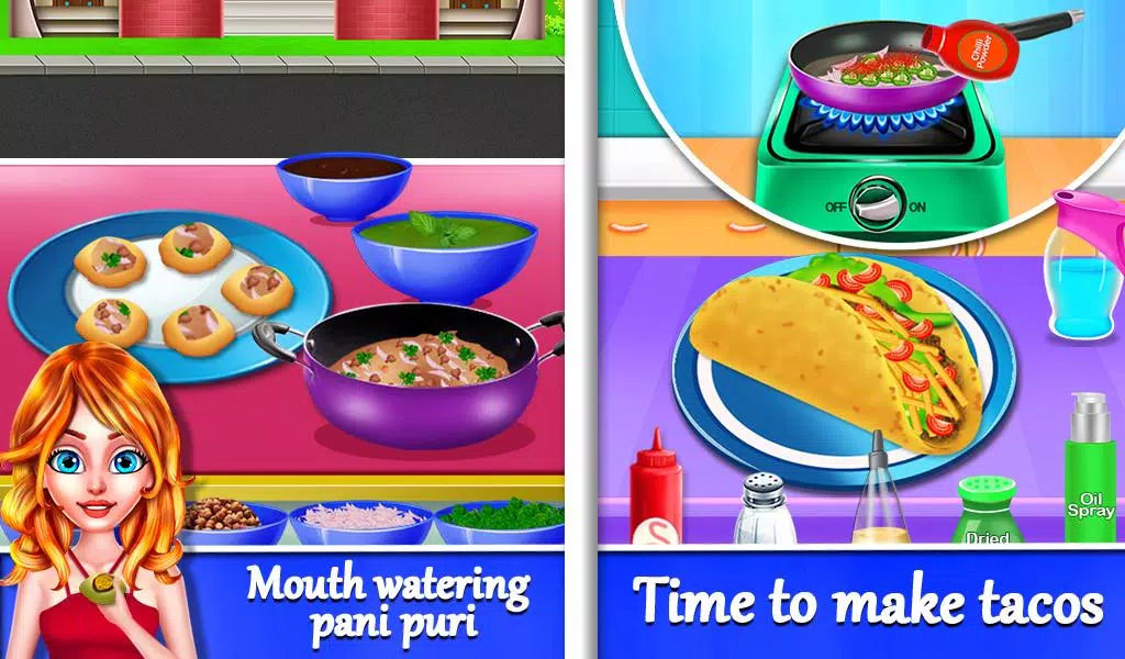 Cooking in Kitchen Food Games Captura de tela 3