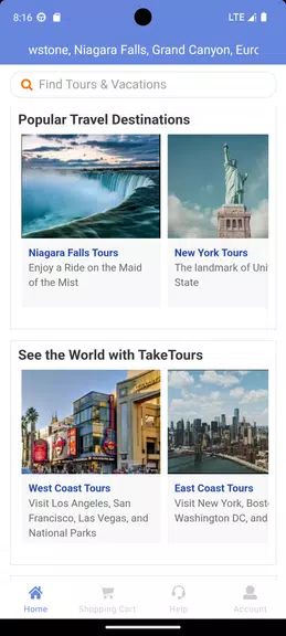 TakeTours – Book Tours online Скриншот 0