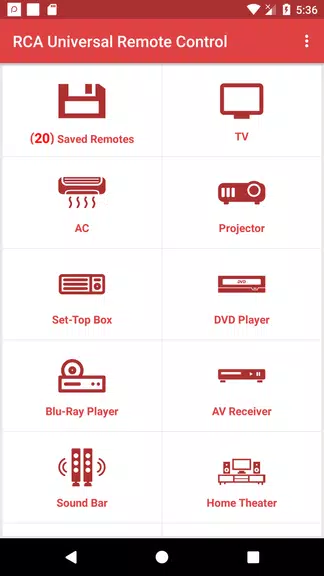 RCA Universal Remote 螢幕截圖 0