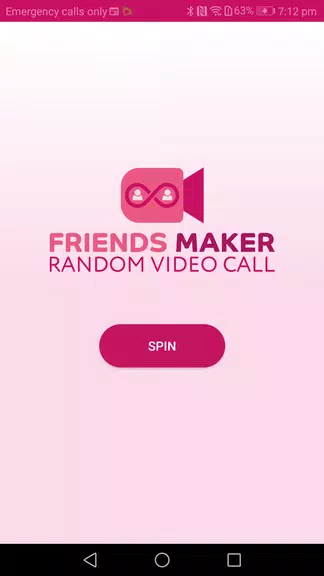 Friends Maker - Random Video Call Zrzut ekranu 1