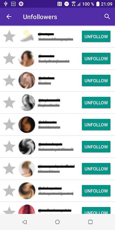 Unfollowers & Ghost Followers Screenshot 2