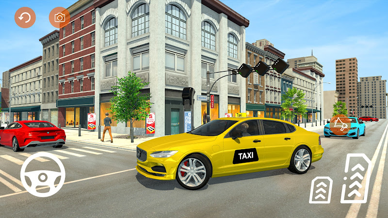 Grand Taxi simulator 3D game स्क्रीनशॉट 0