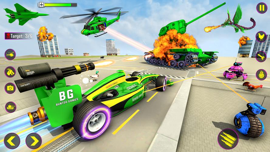 Heli Robot Car Game:Robot Game ภาพหน้าจอ 3