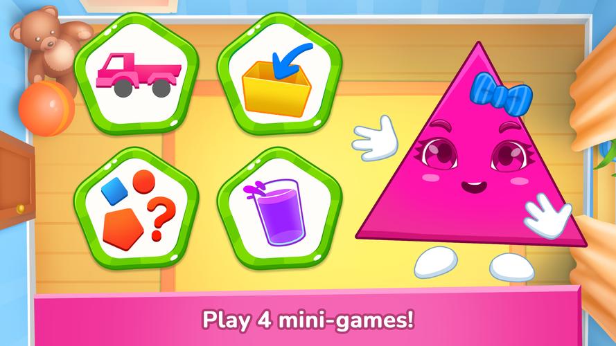 Learning shapes & colors games Zrzut ekranu 1